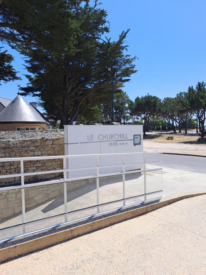 Le Churchill Hôtel&Spa Carnac Exterior foto